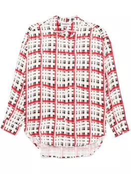 Рубашка в клетку Essentiel Antwerp, белый