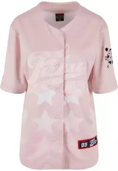 Рубашка в клетку Fubu " Fubu Women's FW221-006-1 Бейсбольная рубашка Fubu Star" (1 шт.), цвет Light Rose