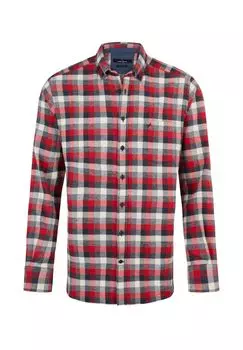 Рубашка в клетку HECHTER PARIS, цвет Midnight Blue