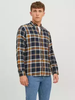 Рубашка в клетку Jack & Jones "JJECLASSIC AUTUMN CHECK SHIRT LS SN", цвет Desert Sun