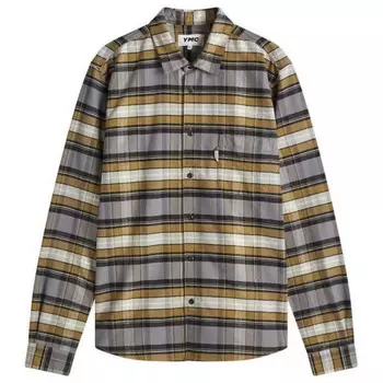 Рубашка в клетку Кертис Ymc, зеленый