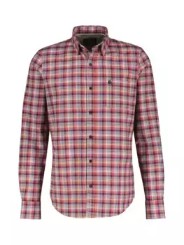 Рубашка в клетку LERROS "Рубашка в клетку LERROS высококачественного узора "елочка", красный