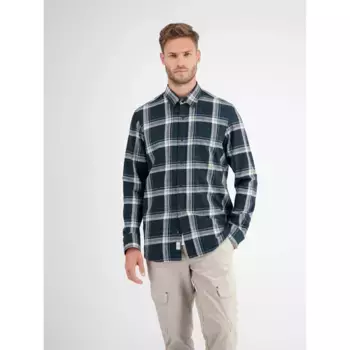 Рубашка в клетку LERROS "Рубашка в клетку LERROS SLUBCHECK", синий