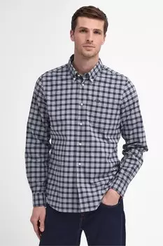 Рубашка в клетку Lomand tartan Barbour, синий