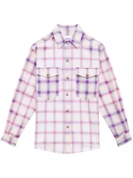 Рубашка в клетку MARANT TOILE, розовый