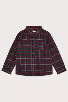 Рубашка в клетку Monsoon, красный