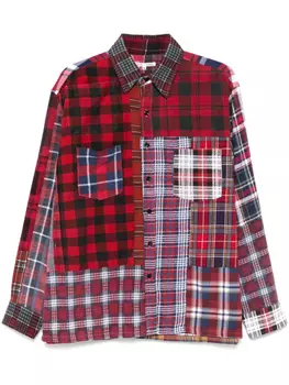 Рубашка в клетку Needles, красный