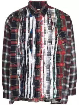 Рубашка в клетку Needles, красный