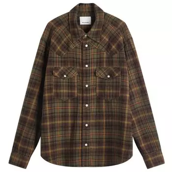 Рубашка в клетку Panema Isabel Marant, мультиколор