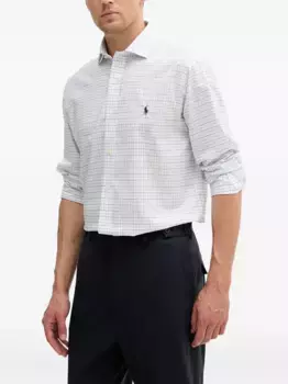 Рубашка в клетку POLO RALPH LAUREN, белый