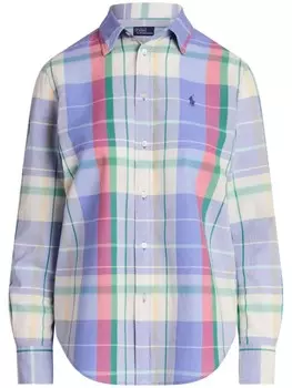 Рубашка в клетку Polo Ralph Lauren, синий