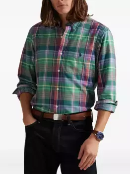 Рубашка в клетку POLO RALPH LAUREN, зеленый