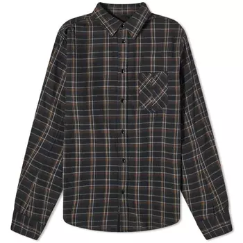 Рубашка в клетку Rag & Bone Yokohoma, черный