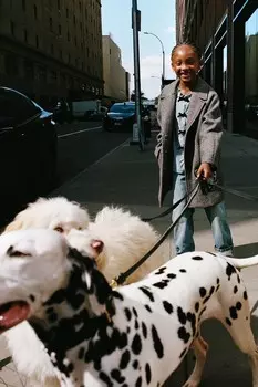 Рубашка в клетку с бантами из бархата ZARA, средний-синий