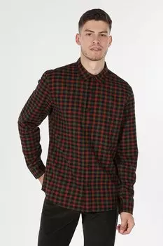 Рубашка в клетку с длинными рукавами Colin'S, зеленый