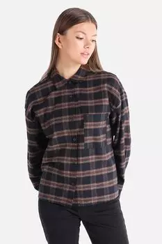 Рубашка в клетку с длинными рукавами Colin'S, черный