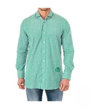 Рубашка в клетку с длинными рукавами La Martina, зеленый
