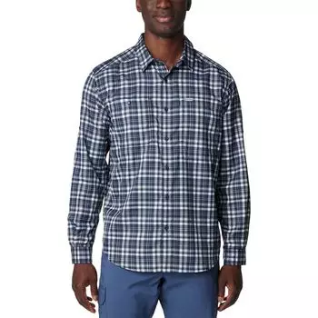 Рубашка в клетку с длинными рукавами silver ridge utility lite Columbia, мультиколор