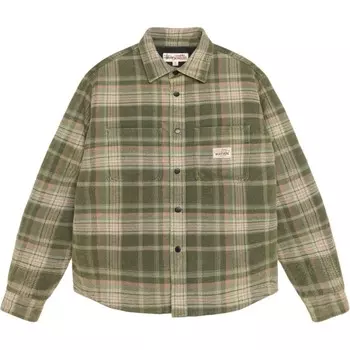 Рубашка в клетку с сильной потертостью Stussy, синий