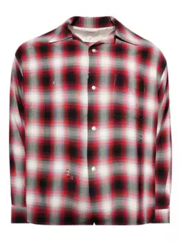 Рубашка в клетку SAINT MXXXXXX, красный