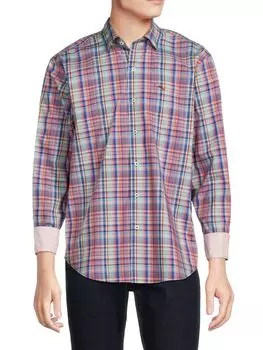 Рубашка в клетку Сарасота Tommy Bahama, цвет Boomerang