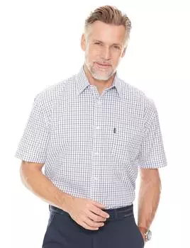 Рубашка в клетку Tattersall Chums, синий