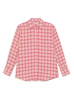 Рубашка в клетку Tommy Hilfiger, розовый