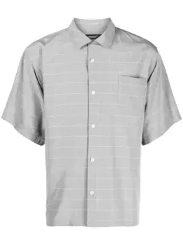 Рубашка в клетку Undercover, серый