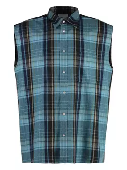 Рубашка в клетку VETEMENTS, черный