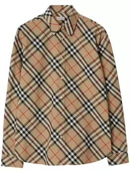 Рубашка в клетку Vintage Check Burberry, бежевый