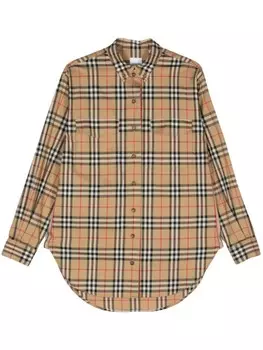 Рубашка в клетку Vintage Check Burberry, коричневый