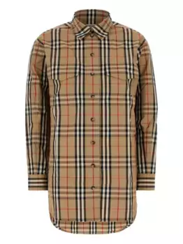 Рубашка в клетку Vintage Check BURBERRY, нейтральный