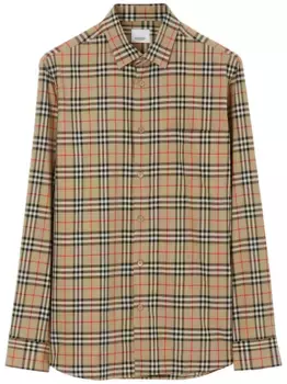 Рубашка в клетку Vintage Check BURBERRY, нейтральный