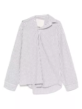 Рубашка в полоску A Paper Kid, белый