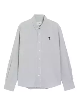 Рубашка в полоску AMI Paris, белый