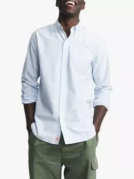 Рубашка в полоску Aubin Aldridge, синий/белый