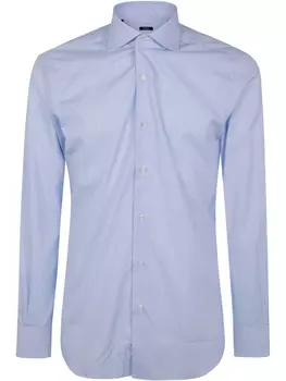 Рубашка в полоску Барба Barba, синий