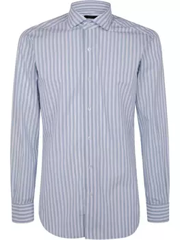Рубашка в полоску Барба Barba, синий