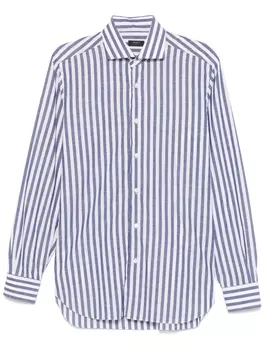 Рубашка в полоску Барба Barba, синий