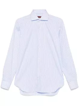 Рубашка в полоску Barba, белый