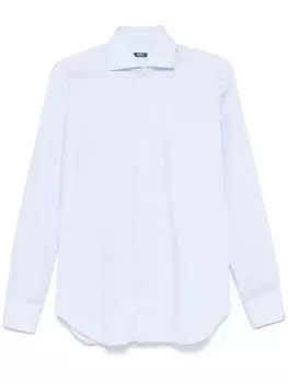 Рубашка в полоску Barba, синий