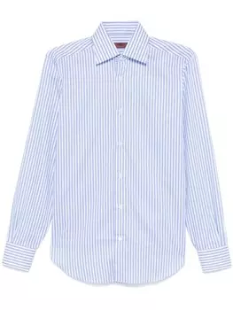 Рубашка в полоску Barba, синий