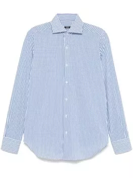 Рубашка в полоску Barba, синий