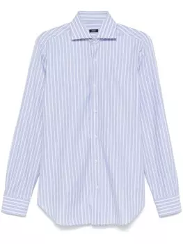 Рубашка в полоску Barba, синий