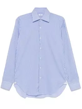 Рубашка в полоску Barba, синий