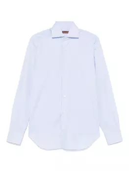 Рубашка в полоску Barba, синий