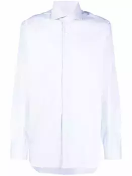 Рубашка в полоску Barba, синий