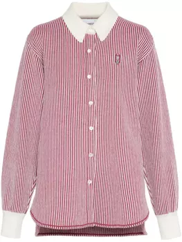 Рубашка в полоску Barrie, красный