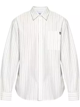 Рубашка в полоску Burberry, белый