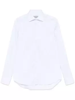 Рубашка в полоску Canali, синий